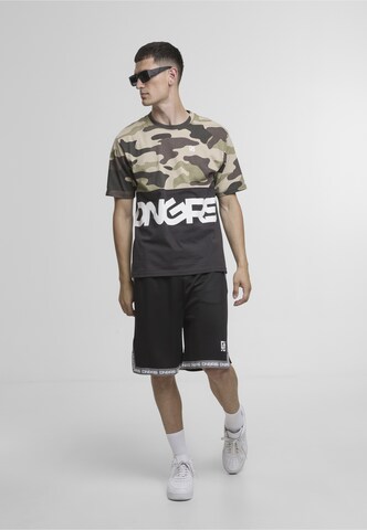 Dangerous DNGRS - Regular Calças 'Dunkin' em preto