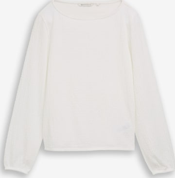 TOM TAILOR DENIM Shirt in Wit: voorkant