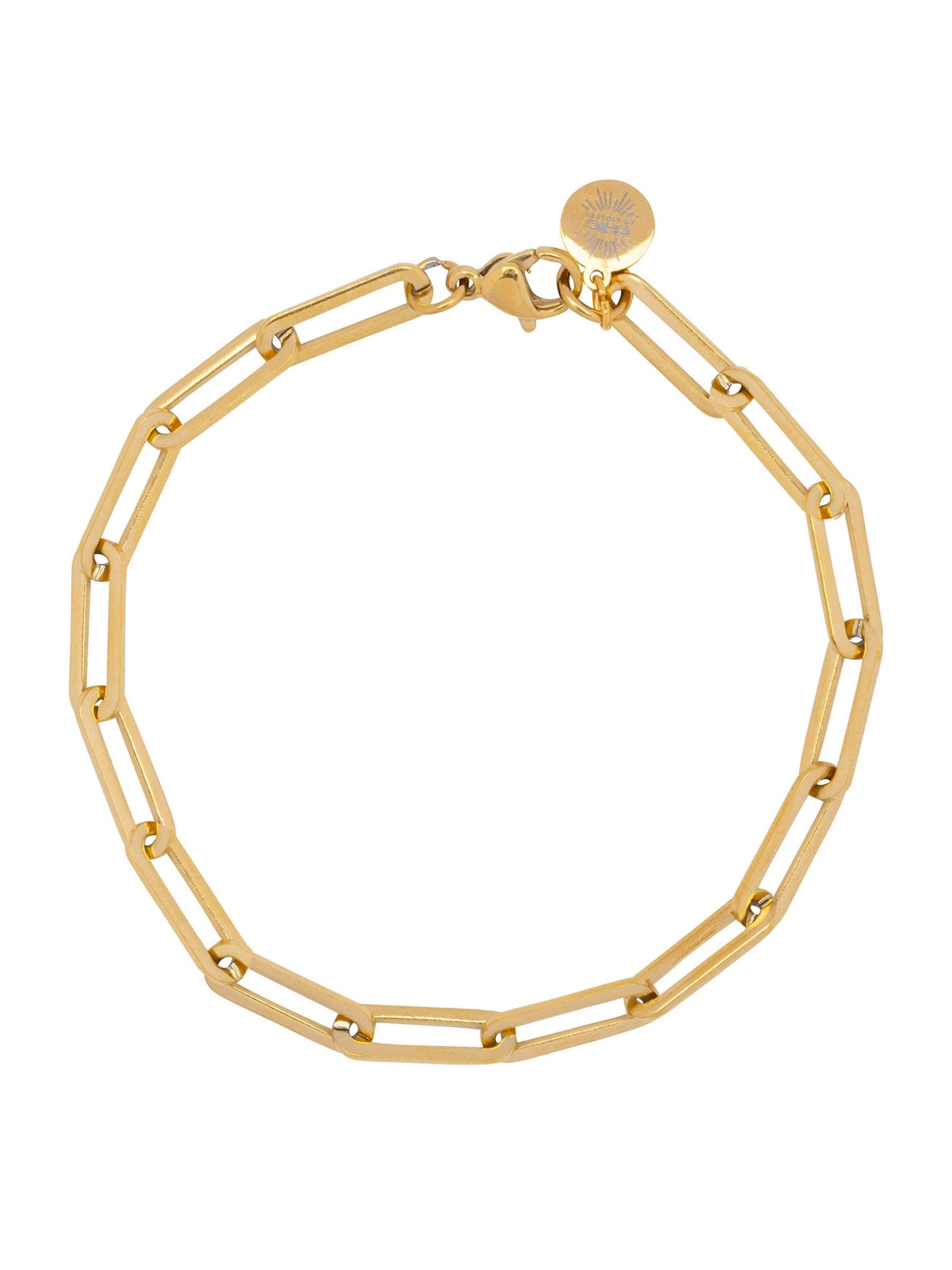Bracelet 'Chain Link' Chic by Lirette en or : devant