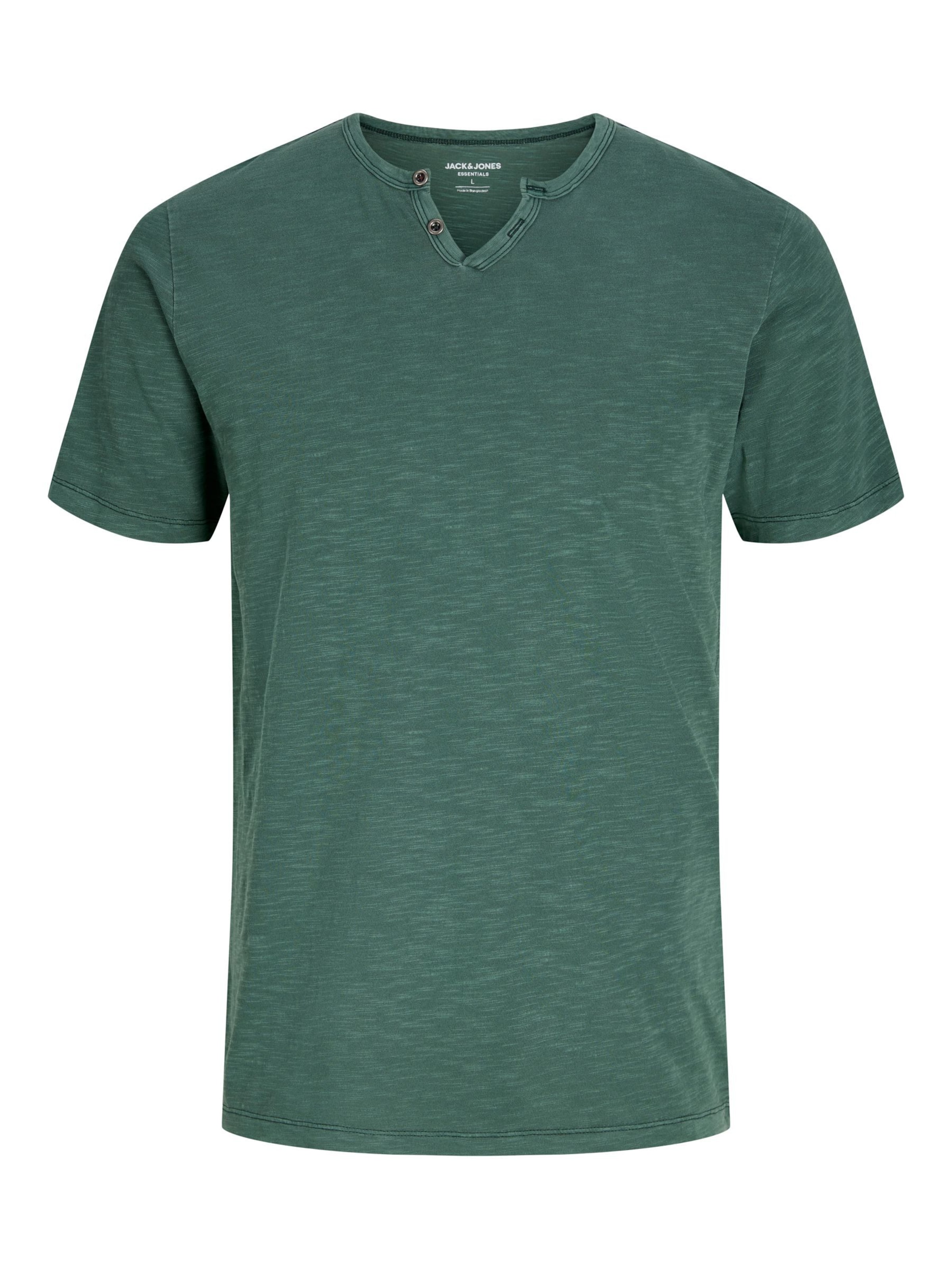 JACK & JONES Bluser & t-shirts 'JJESplit' i grøn: forside