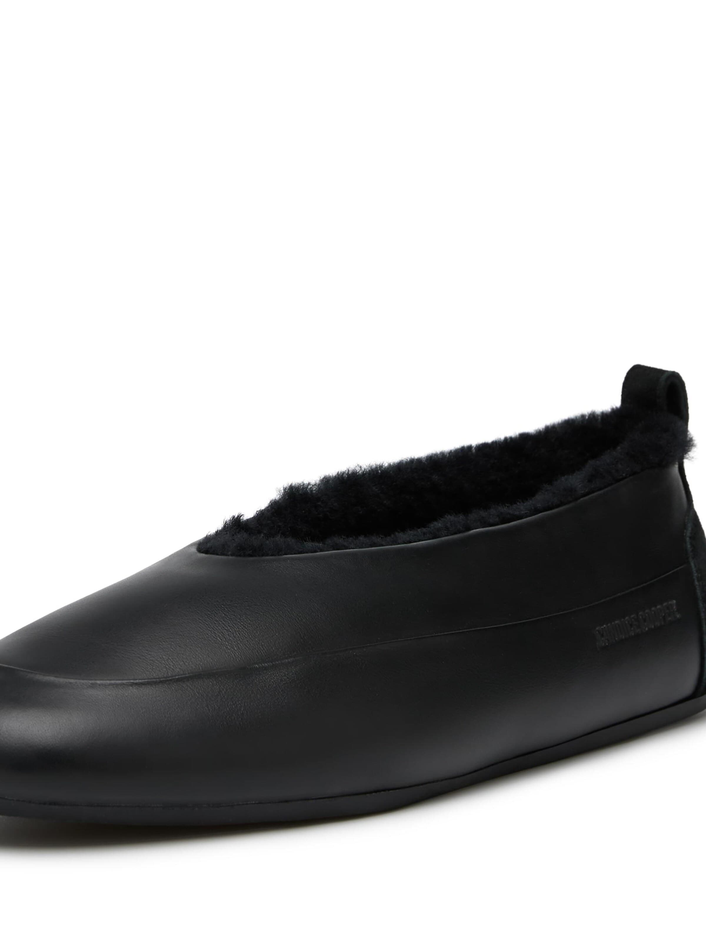 Candice Cooper Ballet Flats 'DAFNE PUFF' in Black