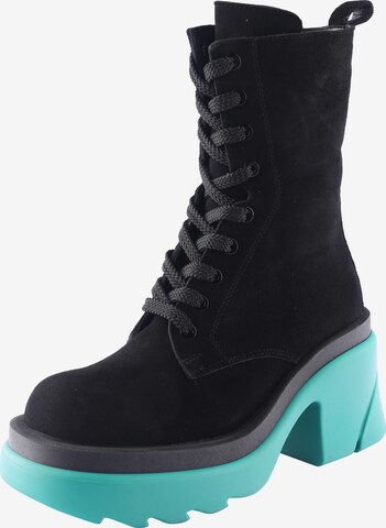 D.MoRo Shoes Lace-Up Ankle Boots 'Antrakto' in Black: front