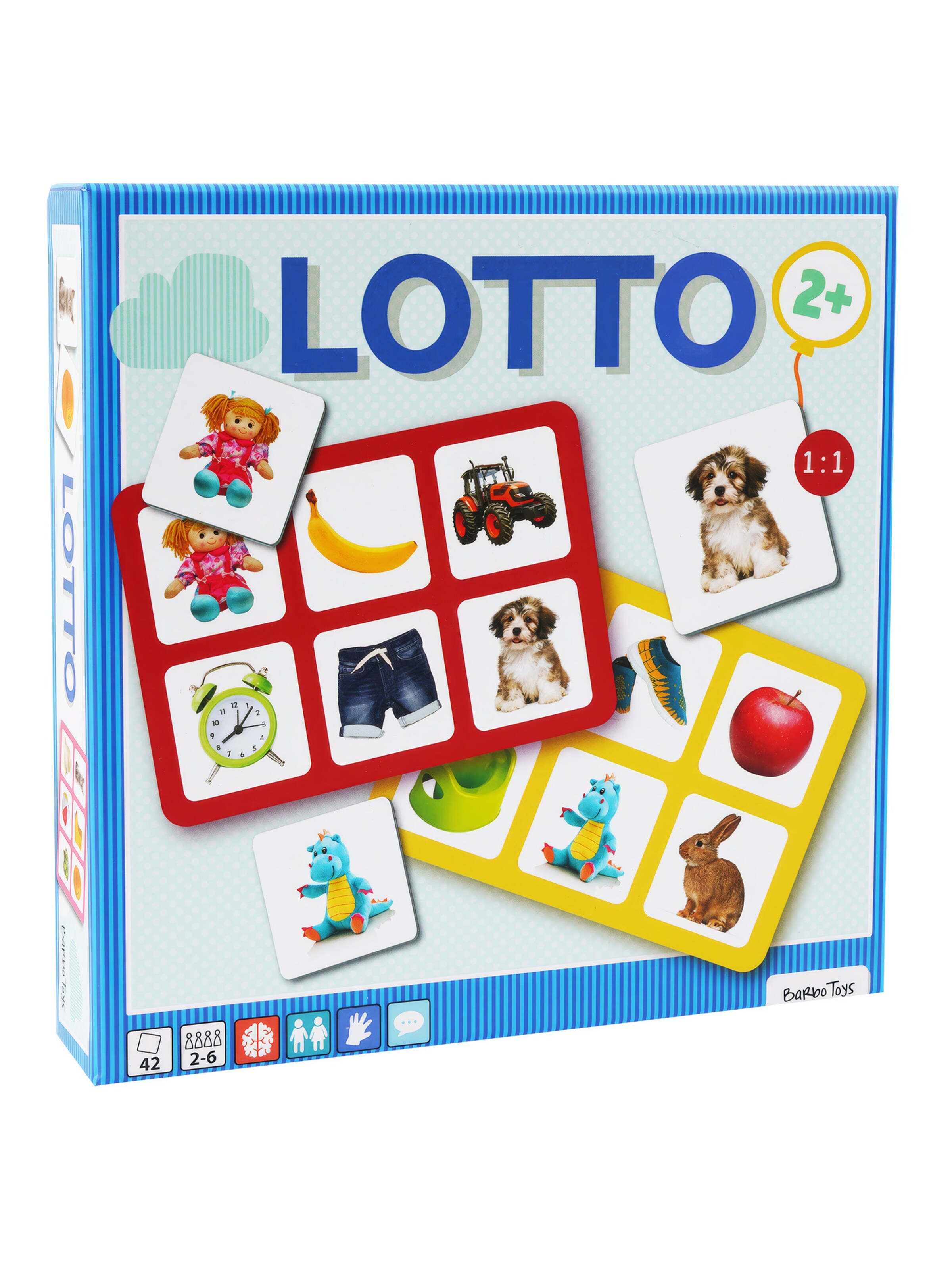 Barbo Toys Spel 'Mein erstes Lotto' in Gemengde kleuren: voorkant
