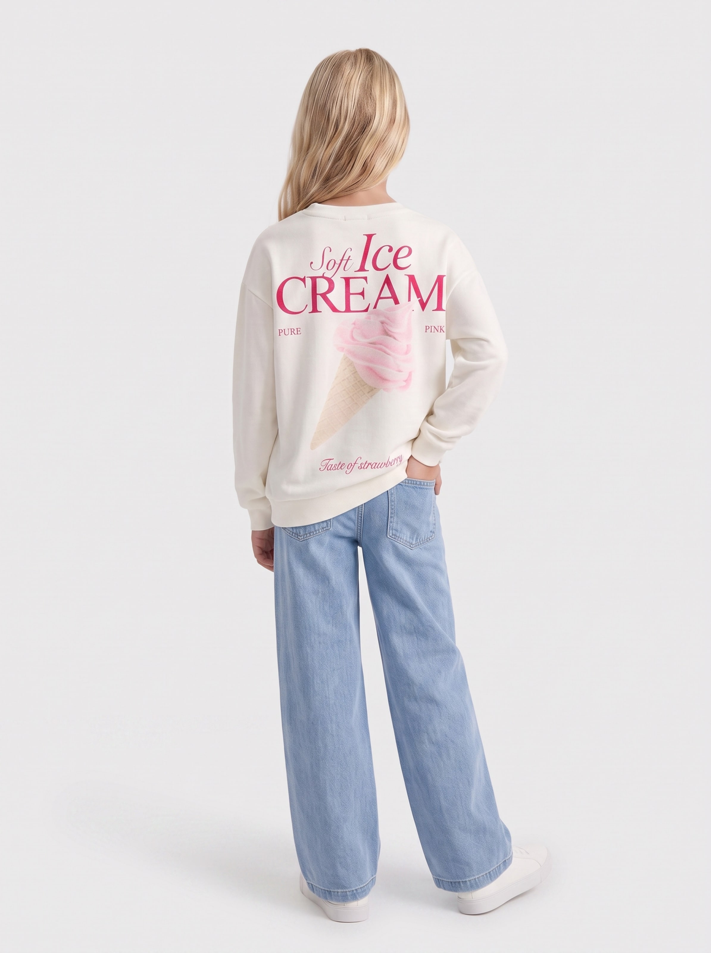ONLY Sweatshirt in White