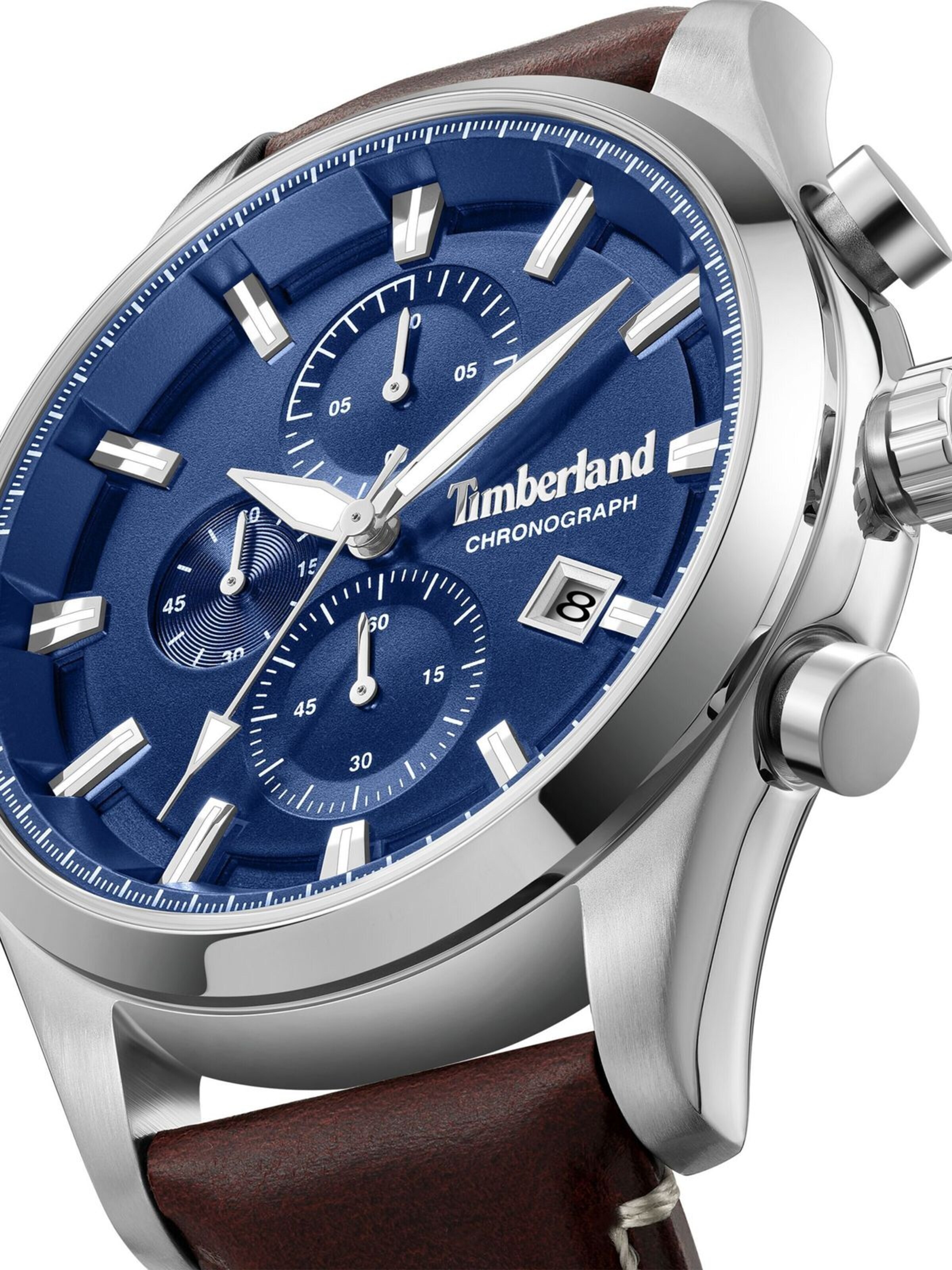 TIMBERLAND Analoog horloge 'Chronograph Ashmont' in Bruin
