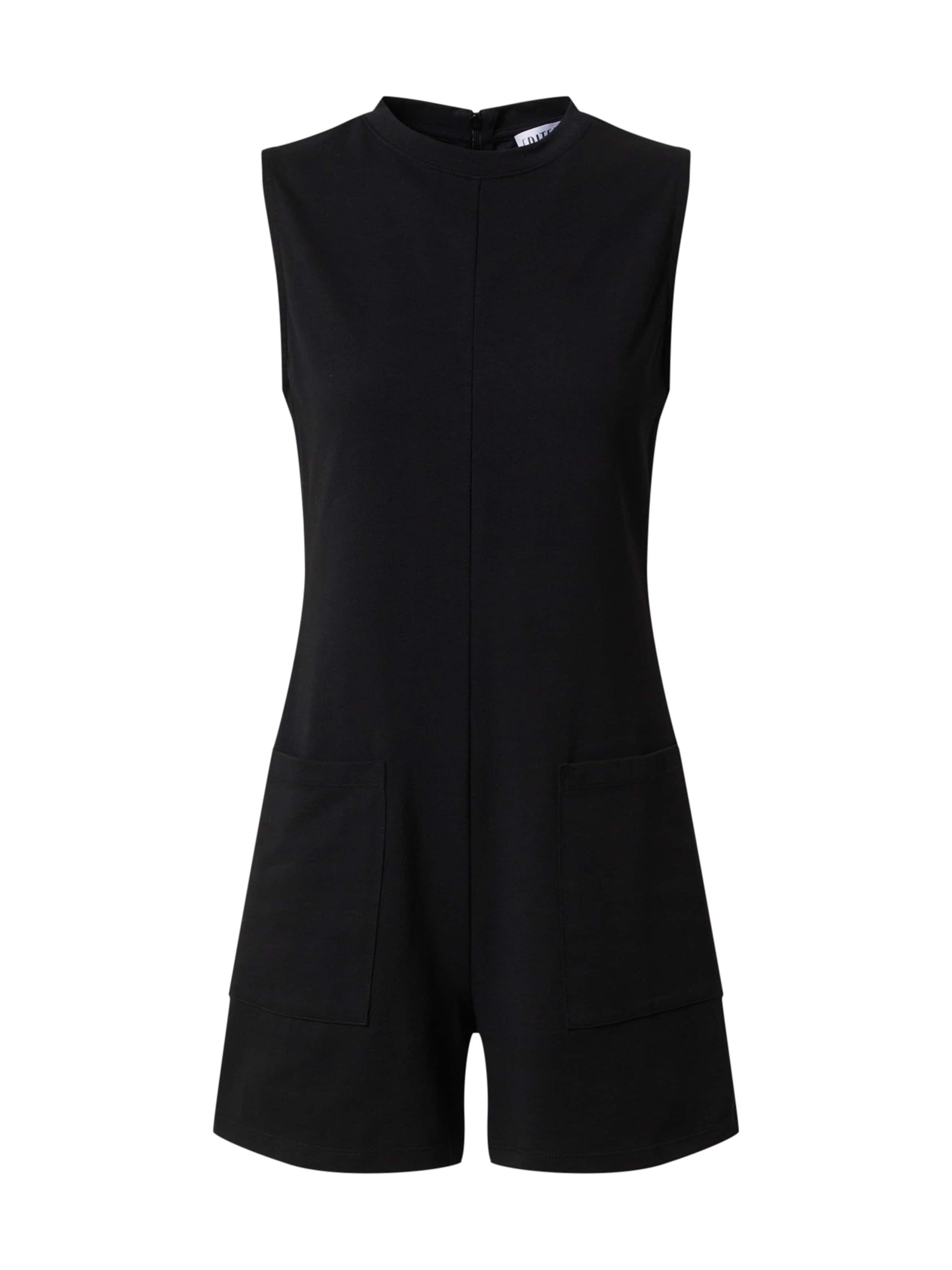 EDITED Jumpsuit 'Pauleen' in Zwart: voorkant