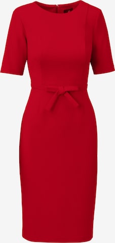 Adrianna Papell Kokerjurk 'Mini Bow Front Sheath Dress' in Rood: voorkant