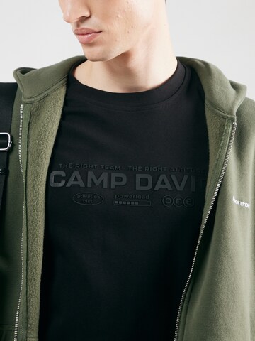 CAMP DAVID - Camiseta en negro