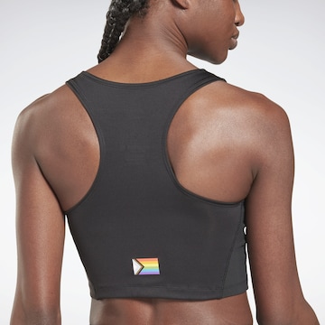 Reebok Sports Top 'Pride' in Black