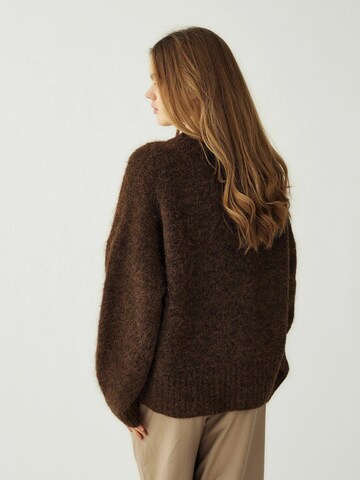 Pull-over ' N-Monika Knit ' Noella en marron