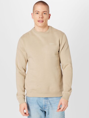 BLEND Sweatshirt 'Downton' in Beige: front