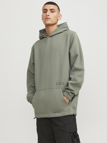 Sweat-shirt 'Altitude' JACK & JONES en vert : devant