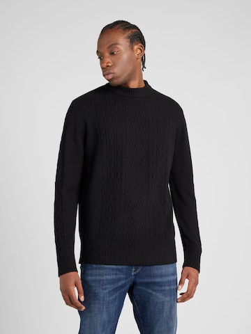 G-Star RAW Sweater in Black: front