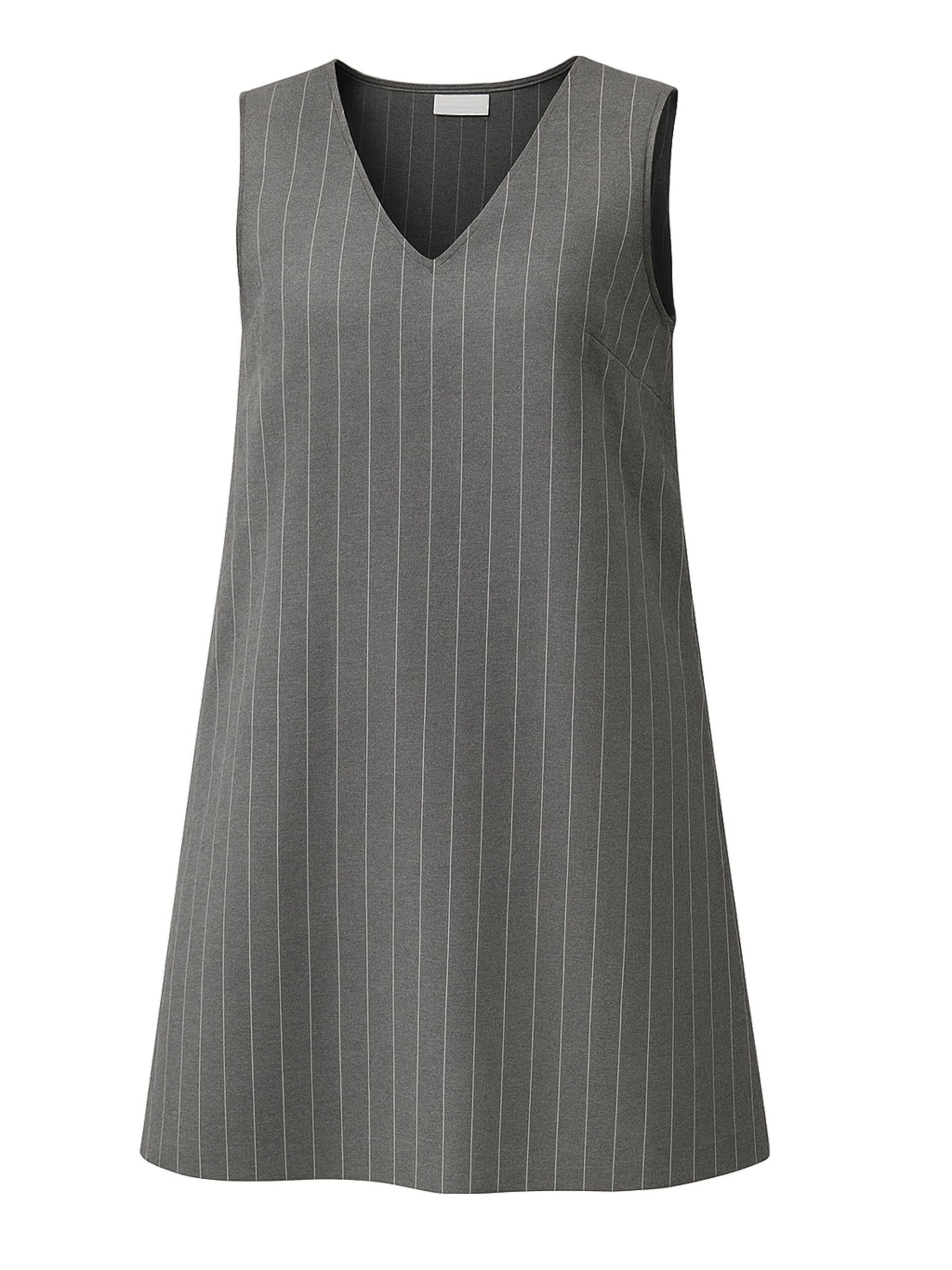 MAMALICIOUS Vestido en 36 en gris oscuro / blanco, Vista del producto