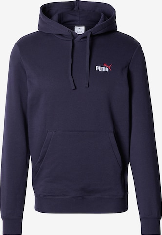PUMA Sportsweatshirt 'ESS No. 1' in Blauw: voorkant