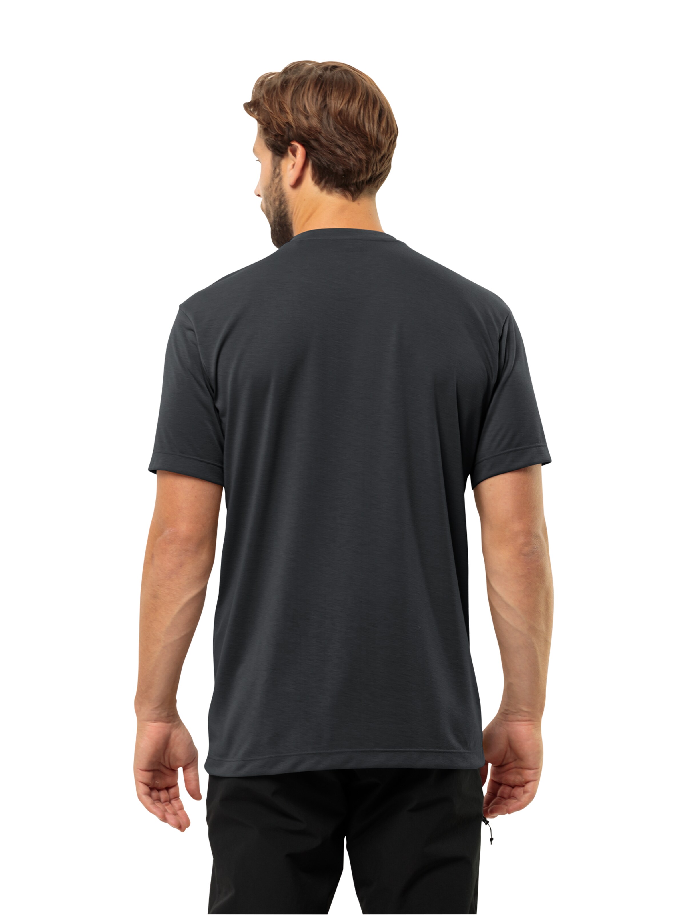 JACK WOLFSKIN Performance Shirt 'Vonnan' in Grey
