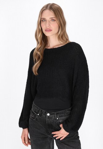 DreiMaster Vintage Sweater in Black: front