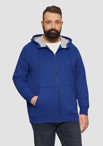 s.Oliver Sweat jacket in Blue: front