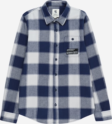 GARCIA Regular fit Button Up Shirt in Blue: front