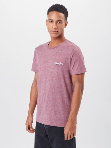 rozā JACK & JONES T-Krekls 'Tons': no priekšpuses