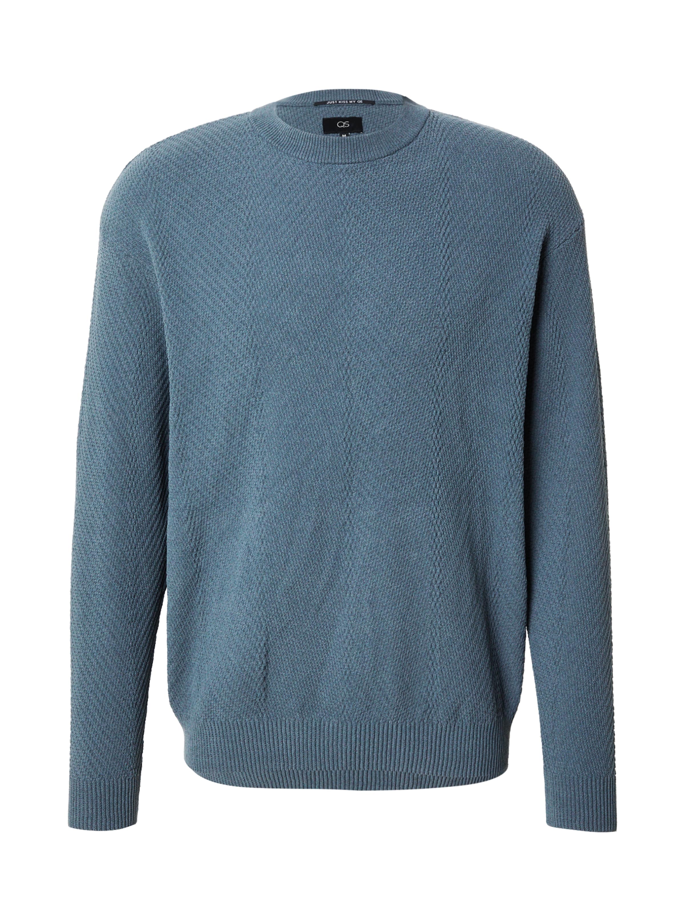 QS - Pullover em azul: frente