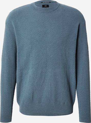 QS Pullover in Blau: Vorderseite
