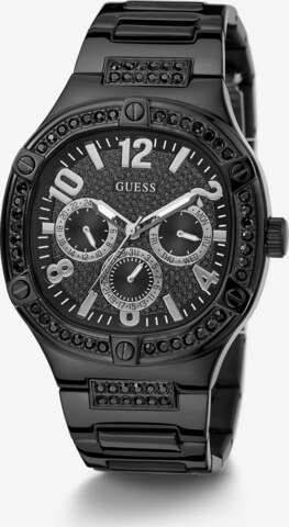 Orologio analogico 'DUKE' di GUESS in nero: frontale