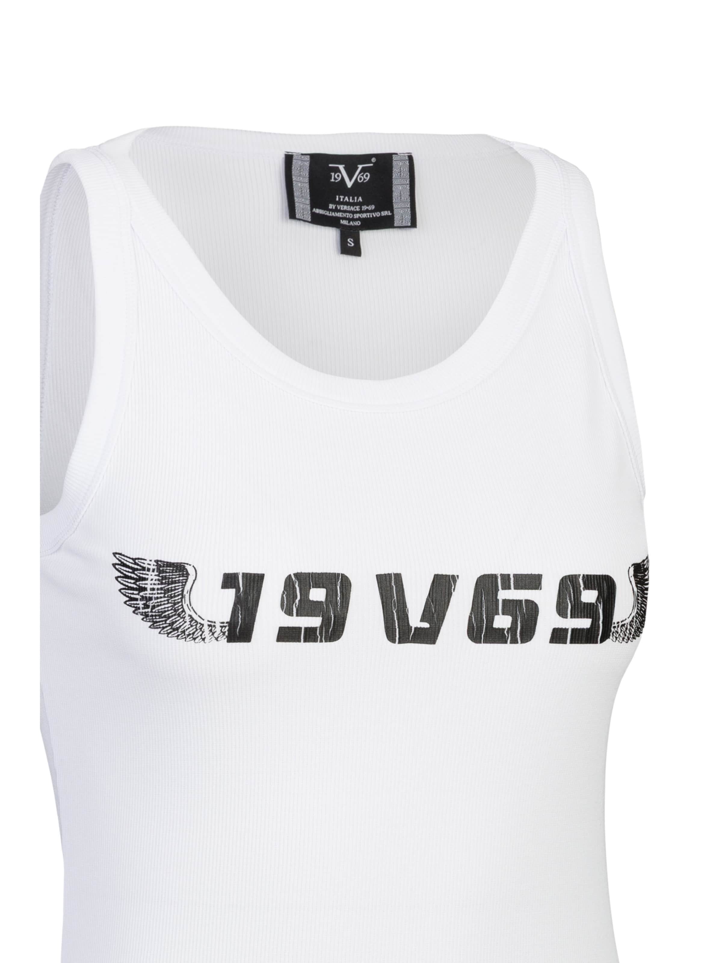 19V69 ITALIA Top 'Benicia Racing' in White