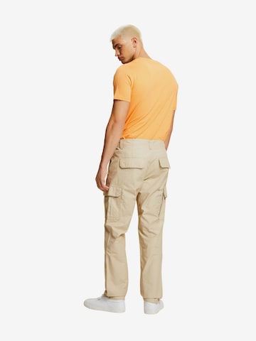 Regular Pantalon cargo ESPRIT en beige
