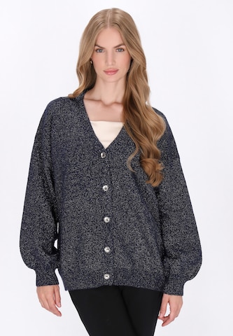 Cardigan DreiMaster Klassik en bleu : devant