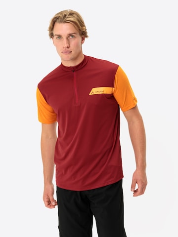 VAUDE Functioneel shirt 'Ledro' in Rood: voorkant