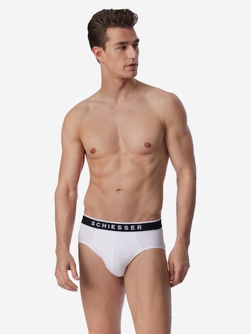 SCHIESSER Slip '95/5 Organic Cotton' in Wit