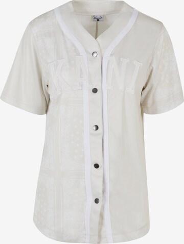 Camicia da donna di Karl Kani in beige: frontale