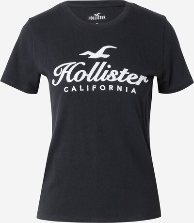 HOLLISTER T-Krekls 'CHAIN', krāsa - melns / balts, Preces skats