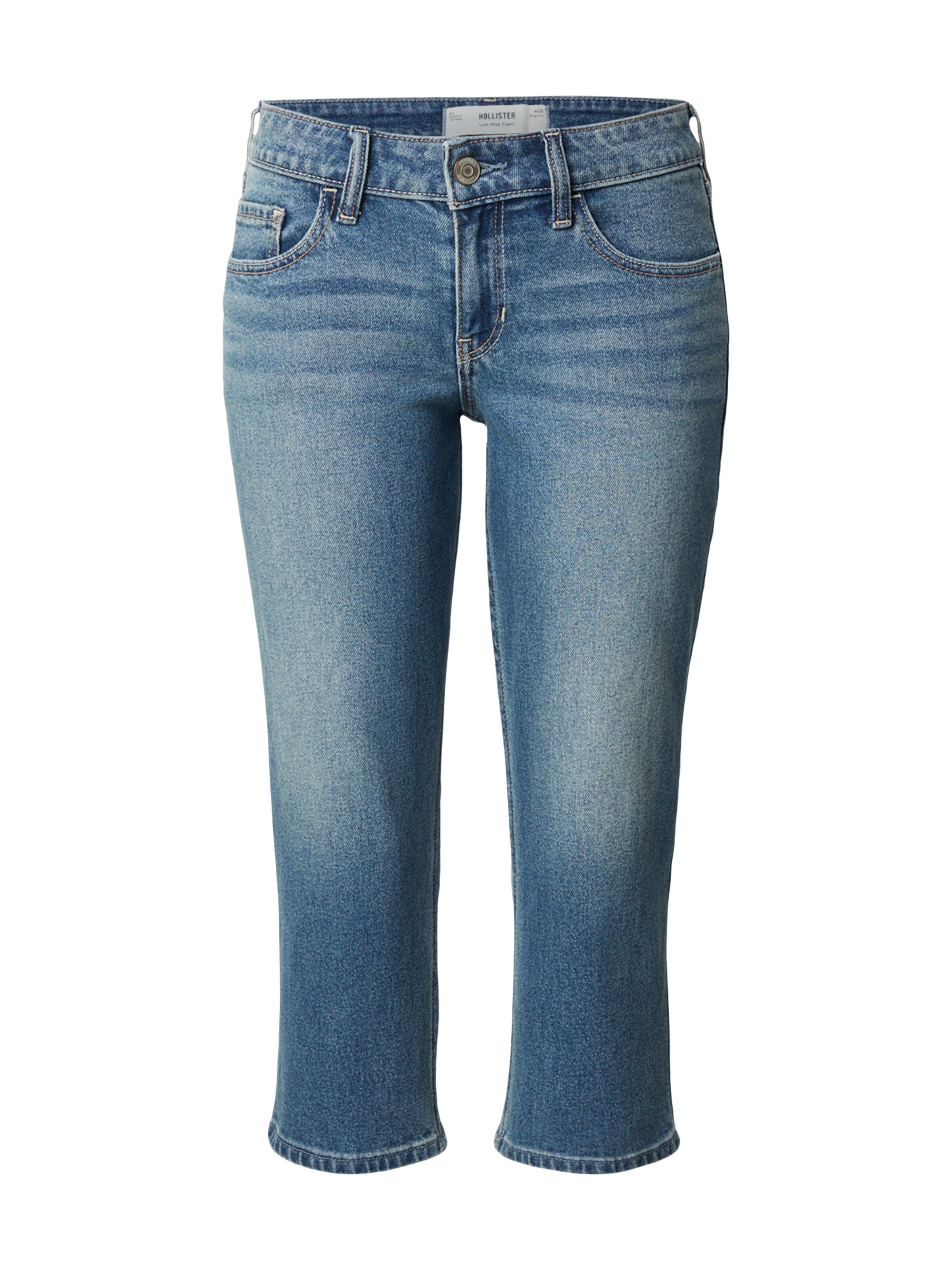 Coupe slim Jean HOLLISTER en bleu : devant