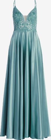 Robe de soirée Vera Mont en vert : devant