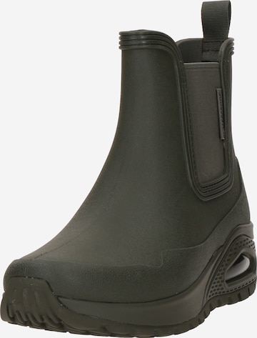 Bottes en caoutchouc 'UNO RUGGED-DANCING N THE RAIN' SKECHERS en vert : devant