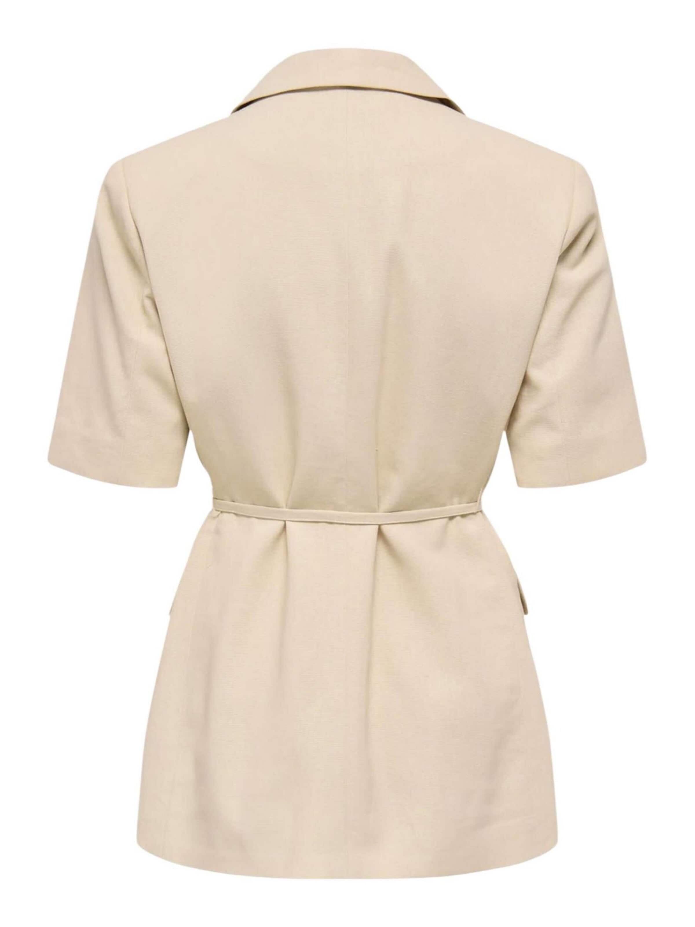 Blazer 'Jdynaomi Linen S/S Belt Blazer Tlr 15373938' di Jaqueline de Yong in beige