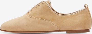 Chaussure à lacets 'Goya' LOTTUSSE en beige : devant