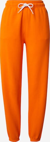 Effilé Pantalon Polo Ralph Lauren en orange : devant