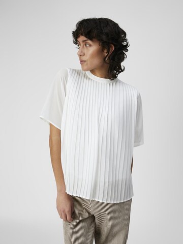 Camicia da donna 'Mila' di OBJECT in bianco: frontale