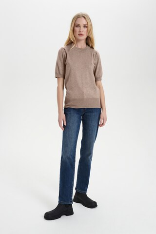 SAINT TROPEZ Pullover 'Mila' in Grau