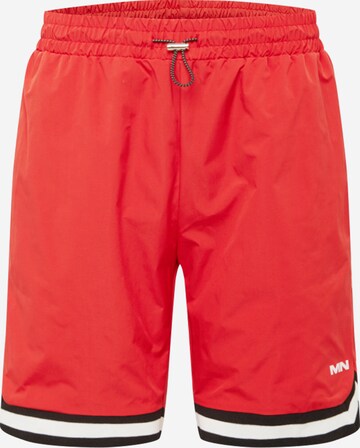 Regular Pantalon Mennace en rouge : devant