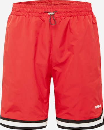 Mennace Regular Broek in Rood: voorkant