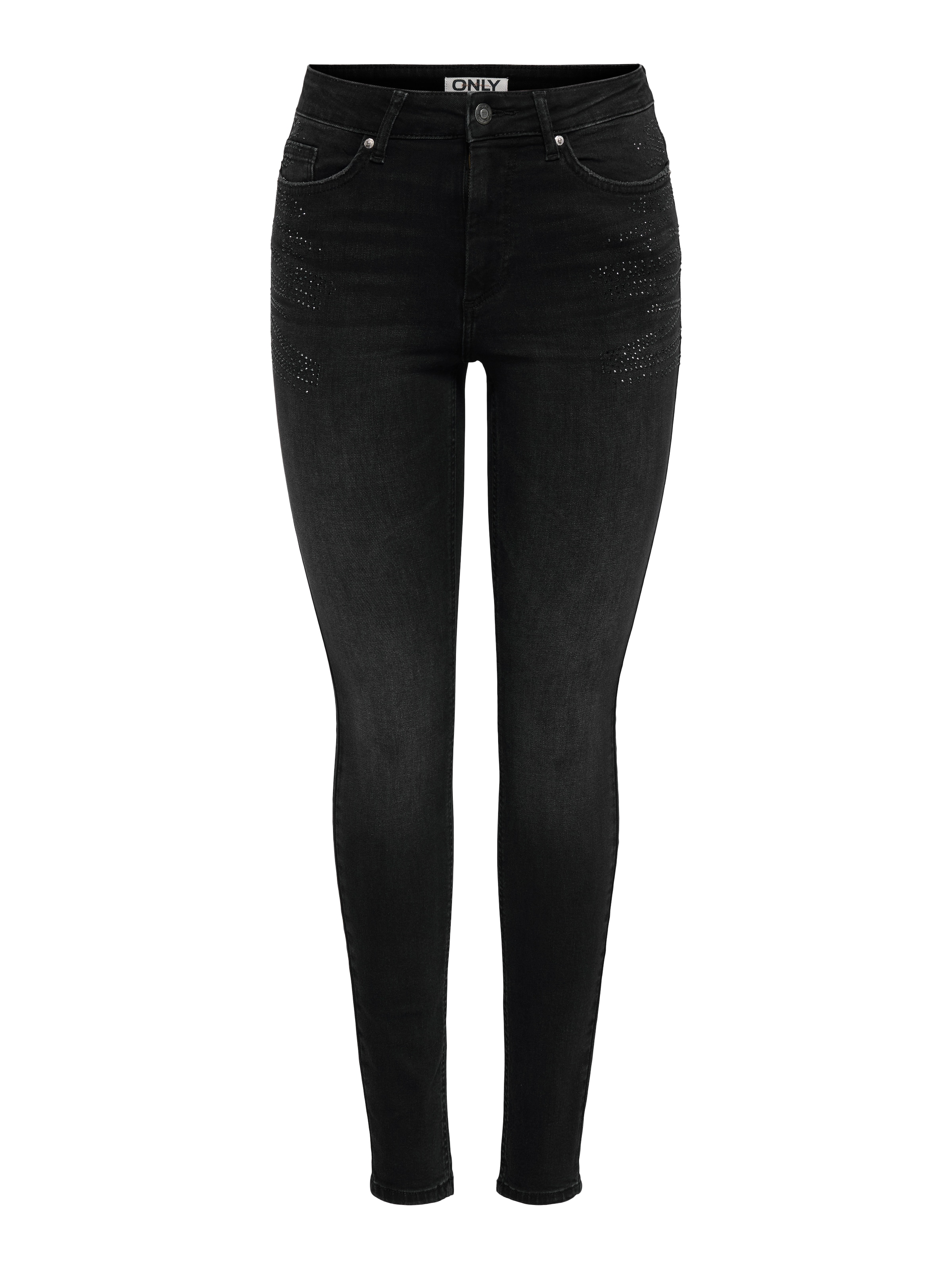 ONLY Skinny Jeans in Black: front