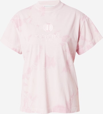 ICEBERG Shirt in Roze: voorkant