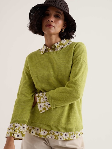 Pullover 'Knavock' di Seasalt Cornwall in verde: frontale