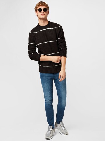 Only & Sons Sweter 'ADAM' w kolorze czarny