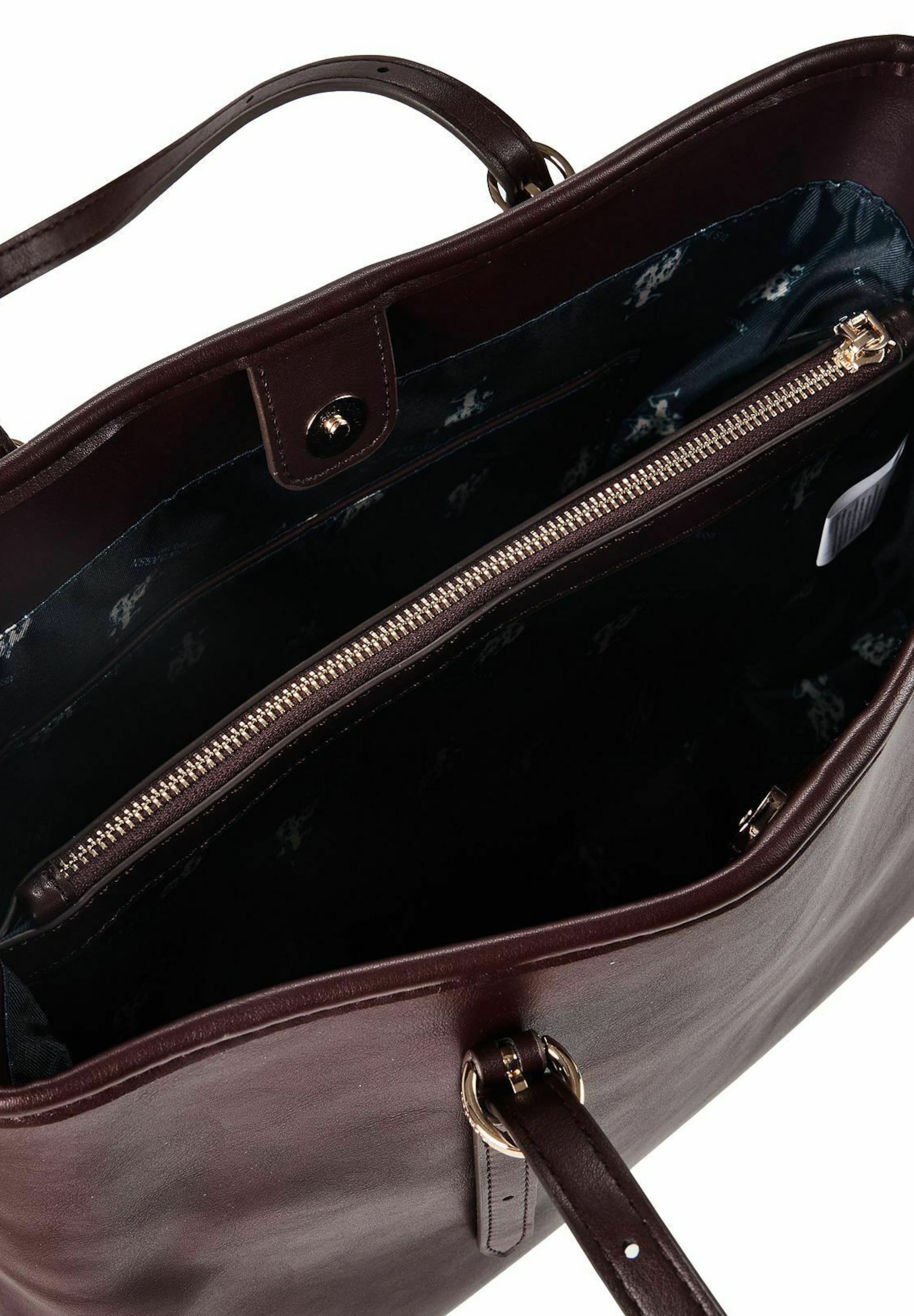 U.S. POLO ASSN. Nakupovalna torba 'BLACKSTONE' | rdeča barva