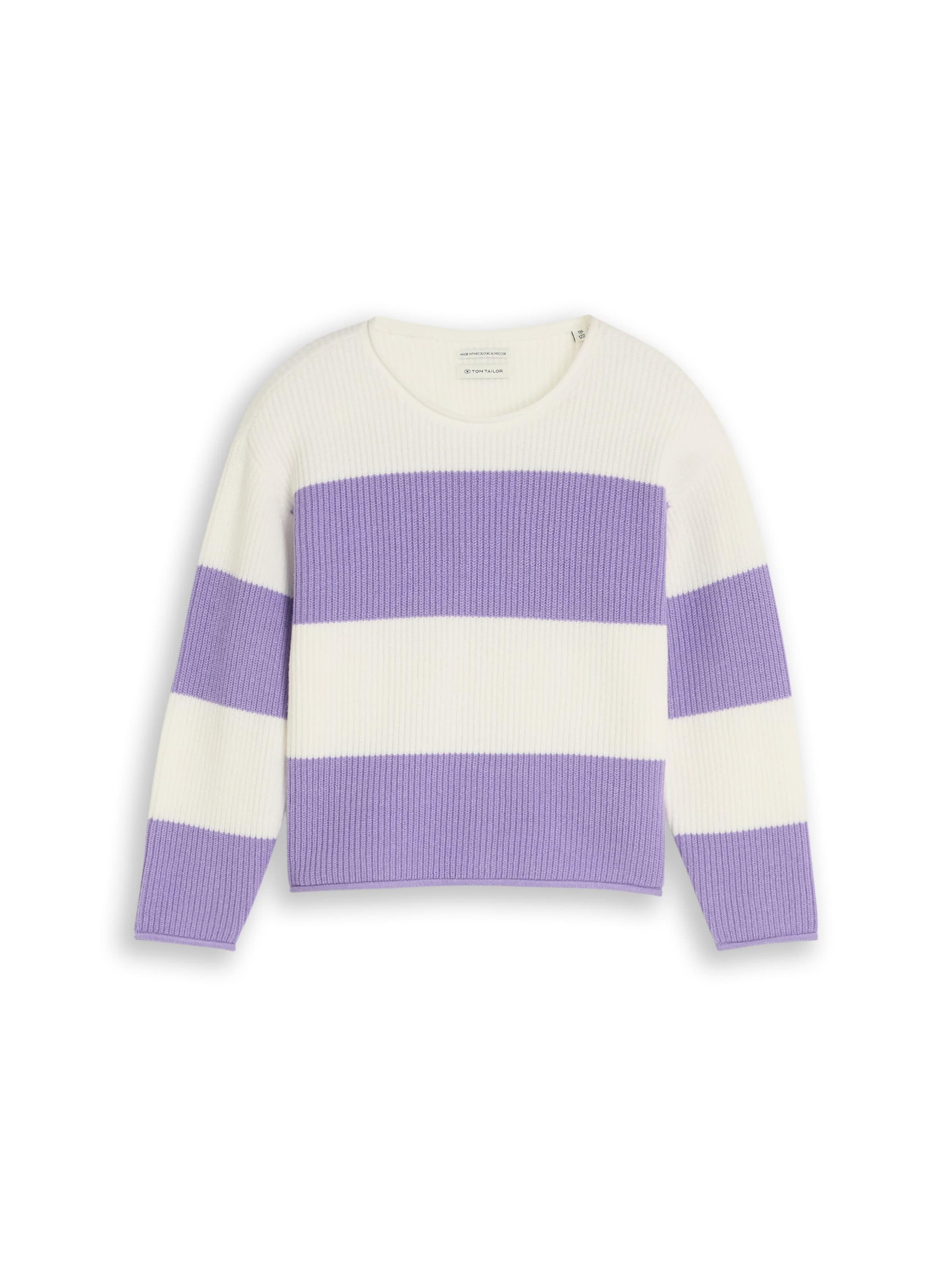 TOM TAILOR Sweater in Purple: front